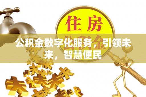 奉新公积金数字化服务，引领未来，智慧便民