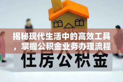 奉新揭秘现代生活中的高效工具，掌握公积金业务办理流程的艺术